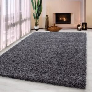 Classic Shaggy Rug Grey (120x170cm)