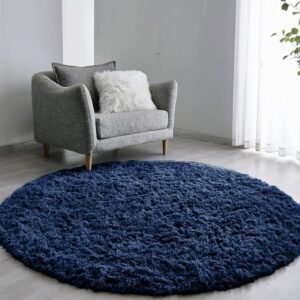 Round Shaggy Rug (120cm)