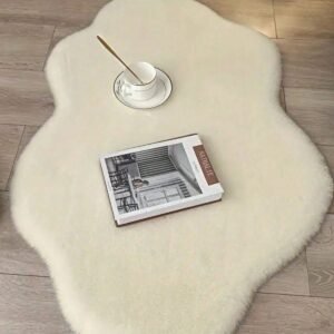 Faux Rabbit Fur Rug (100x150cm)