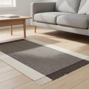 Handwoven Cotton Rug (120x170cm)