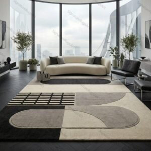 Modern Geometric Area Rug (160x230cm)