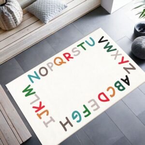 Kids Playroom Alphabet Rug (150x200cm)